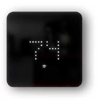Zen Thermostat - ZigBee Edition - Black
