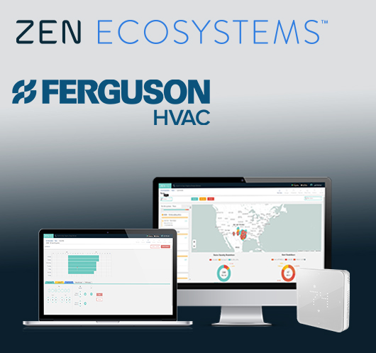 Zen Ecosystems & Ferguson HVAC Announce Partnership – Commercial Building Energy Management Applications