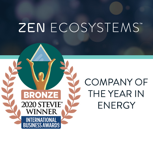 Zen Ecosystems Wins Bronze Stevie® Award in 2020 International Business Awards®