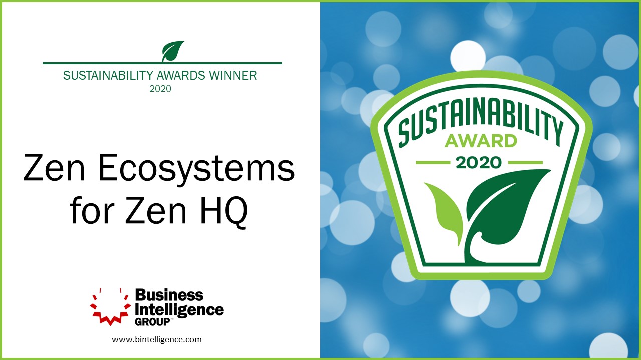 Zen Ecosystems’ Zen Loop Awarded for Global Sustainability Leadership